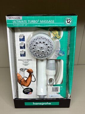 HANSGROHE 0692645 MONSOON TURBO MASSAGE HANDSHOWER
